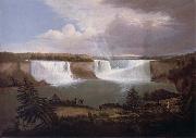 Alvan Fisher A General View of the  Falls of Niagara Spain oil painting artist